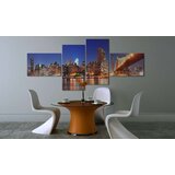  Slika - Night panorama - NYC 100x45 | shoptok.hr