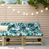 Maison Chic Vrtni sredinski kavč - Zunanji kavči 2 kosa impregnirana borovina, (22040782) | Shoptok.si