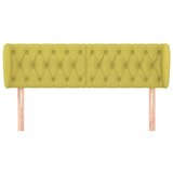  Vzglavje z ušesi zeleno 147x23x78/88 cm blago, (20736072) | Shoptok.si