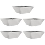 Metalna saksija Nehrđajući čelik Nehrđajući čelik 40 x 40 x 15 cm | shoptok.hr