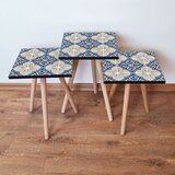 Hanah home Set 3 stočića 3Shp40 Navy Blue | Eponuda.com