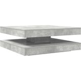 vidaXL Klubska mizica betonsko siva 90x90x34,5 cm | Shoptok.si