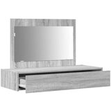  Zidni toaletni stol Siva Sonoma 100x40x70 cm | shoptok.hr