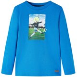  Dječja majica dugih rukava kobaltnoplava 128 | shoptok.hr