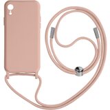 AVIZAR Poltoga etui na vrvico za iPhone XR z mehko notranjostjo, ovratnikom za vrat - roza, (20632166) Cene