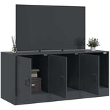 vidaXL TV ormarić antracit 99 x 39 x 44 cm čelični | shoptok.hr
