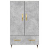  Visoka komoda boja betona 69 5 x 31 x 115 cm konstruirano drvo | shoptok.hr