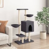  Penjalica za mačke sa stupovima za grebanje tamnosiva 117 cm | shoptok.hr