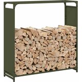  Stalak za drva za ogrjev Maslinasto zelena 90x28x90 cm | Eponuda.ba