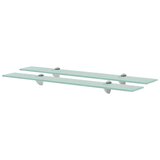vidaXL Zidne police 2 kom staklene 70 x 10 cm 8 mm Cijene