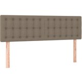 vidaXL Posteljno vzglavje 2 kosa taupe 72x5x78/88 cm blago, (20738909) | Shoptok.si
