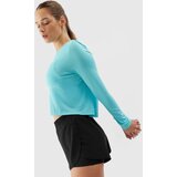 4f Women's Sports Quick-Drying Long Sleeve T-Shirt loose - Blue | Shoptok.si