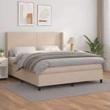  Krevet box spring s madracem cappuccino 180x200 cm umjetna koža Cijene
