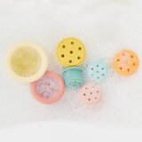 bieco Silicone Stacking Cups Tropical Vibes zložljivi lončki 12 m+ 7 kos | Shoptok.si