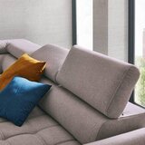 Welnova KOTNA SEDEŽNA GARNITURA, tkanina svetlo siva | Shoptok.si
