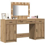  Toaletni stol 3 pcs Smeđa 78,5 x 41 x 135 cm Konstruirano drvo | shoptok.hr