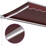 Tenda na ručno uvlačenje s LED bordo 400 x 350 cm | Eponuda.com