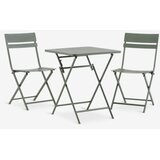  Set stola i stolica Š60xD60, Zelena Cijene