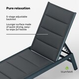 Blumfeldt Renazzo Lounge ležaljka | nosivost 120 kg | 5 razina podešavanja | vodoodbojna | shoptok.hr