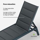 Blumfeldt Renazzo Lounge ležalnik | 120 kg nosilnost | 5-stopenjski | vodoodporen | Shoptok.si