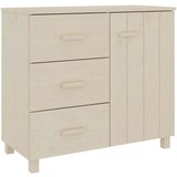Maison Chic Komoda - Predalnik HAMAR medeno rjava 90x40x80 cm trdna borovina, (21720323) | Shoptok.si