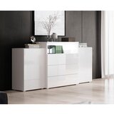P & B komoda urban, bela, visoki sijaj | Shoptok.si