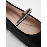 Reserved - Kožne balerinke s remenčićem - crno | shoptok.hr