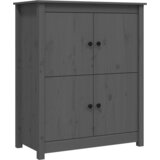  Komoda siva 83 x 41,5 x 100 cm od masivne borovine | shoptok.hr