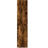  Visoka komoda dimljeni hrast 70x41x185 cm od konstruiranog drva | shoptok.hr
