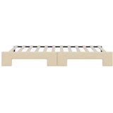  Dnevni krevet na razvlačenje krem 80 x 200 cm od tkanine | shoptok.hr