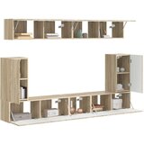  Komplet TV omaric 5 pcs Sonoma hrast Konstruiran les - - Rjava - 83.35 - 98 x 31 x 29,5 cm - 2025-vidaXL-Uvoz_2 | Shoptok.si