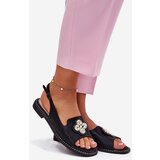 S. BARSKI Ladies Sandals On Flat Heel With Decorative Detail S.Barski | Shoptok.si