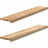  Prozorske klupice 2 kom 110x20x2 cm netretirane masivne hrast | Eponuda.ba