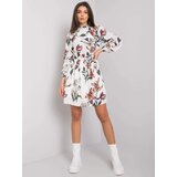 RUE PARIS Dress-RO-SK-E01.49P-white-green | Shoptok.si