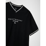 Sinsay Pamučna loose majica s natpisom | shoptok.hr