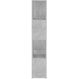 Ormarić za knjige / sobna pregrada boja betona 60x24x124,5 cm | shoptok.hr