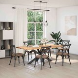  Noge jedilne mize pajkove oblike antracitne 150x78x(72-73) cm jeklo, (5000241498) | Shoptok.si