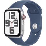 Apple watch se gps + cellular 44mm silver aluminium case with denim sport band - m/l" Cijene