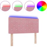  LED glava postelje z LED lučmi Roza 100 cm Poliester, (5000142376) | Shoptok.si