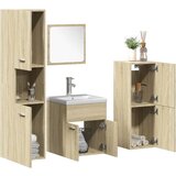 Maison Chic Kopalniška garnitura - Kopalniški sestavi 5-delna sonoma hrast inženirski les, (21787119) | Shoptok.si