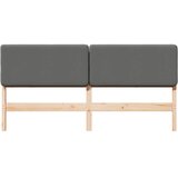  Tapecirani uzglavlje s uzglavljem Smeđa i svijetlosiva 180 cm | shoptok.hr