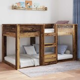  Krevet s daskama Staro drvo 100 x 200 cm Konstruirano drvo | shoptok.hr