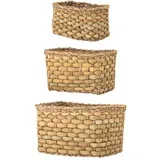 Košare v kompletu 3 ks iz morske trave 26x16x16 cm Ramon –