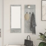 vidaXL Nadwyčajna obešalnik za plašče Betonsko siva 70 x 10 x 90 cm | Shoptok.si
