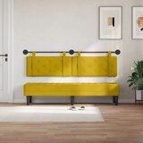  Držeće uzglavlje Zidne Žuta 190 x 55 x 5 cm Baršun - Žuta 180 cm bez LED | shoptok.hr