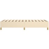  Okvir za krevet s oprugom krem 100 x 200 cm od tkanine | shoptok.hr