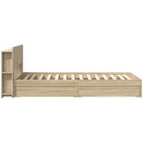  Okvir kreveta s pohranom s ladicama Hrast sonoma 90 x 200 cm | shoptok.hr