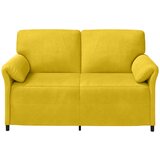 SOFA za dvije osobe Žuta 158 x 83 x 95 cm Baršun | shoptok.hr