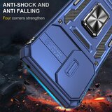 INORCO Za Motorola Moto G Stylus 4G (2022) Armor Series, odporen proti padcem, PC + TPU ovitek za telefon, hrbtni pokrov na stojalu z drsnim pokrovom kamere, (22036670) | Shoptok.si