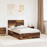  Okvir za krevet Staro drvo 120 x 190 cm Konstruirano drvo | shoptok.hr